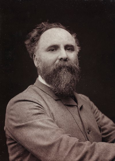 Umělecké a biografické album, 5. ročník, Salon 1885; portrét francouzského malíře Diogenes Ulysse Napoleon Maillart (1840-1926) od Charles Michelez