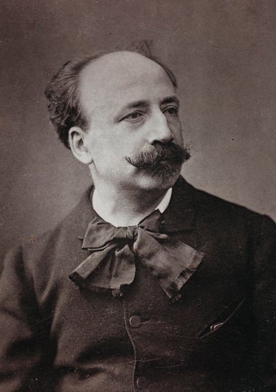 Umělecké a biografické album, 5. ročník, Salon 1885; portrét francouzského malíře Louise Deschampse (1846-1902) od Charles Michelez