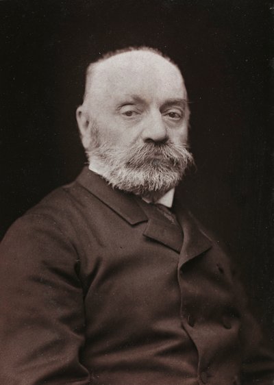 Umělecké a biografické album, 6. ročník, Salon 1885; portrét francouzského malíře Boulanger Gustave Rodolphe (1824-1888) od Charles Michelez