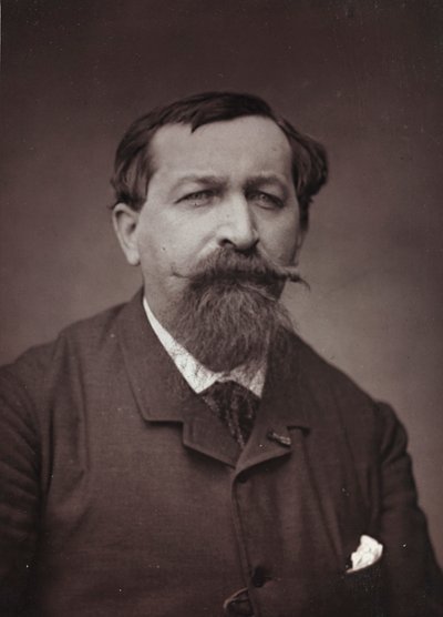 Umělecké a biografické album, 6. ročník, Salon 1885; portrét malíře Josepha Emile Gridela (1839-1901) od Charles Michelez