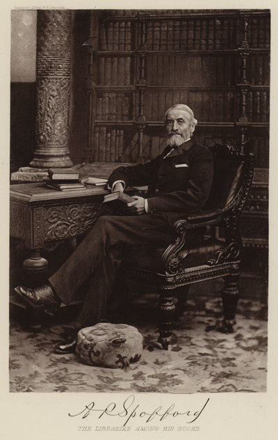 Knihovník Spofford (hlubotisk) od Charles Milton Bell