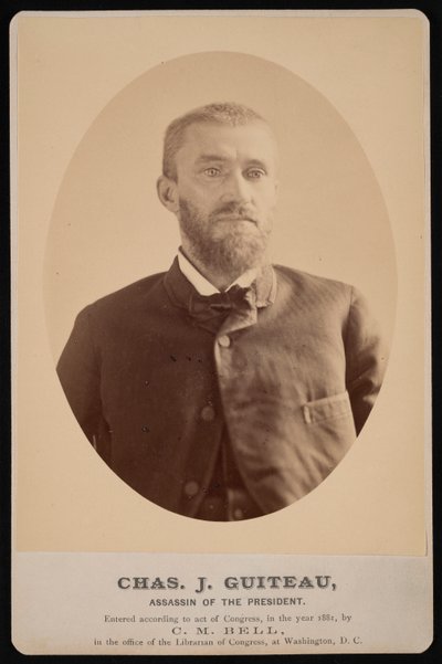 Portrét Charlese Julia Guiteaua 1841-1882, 4. července 1881. od Charles Milton Bell