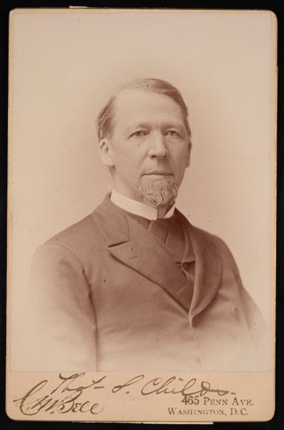 Portrét Thomase Spencera Childse 1825-1914, před rokem 1893. od Charles Milton Bell