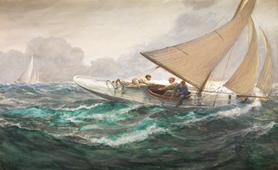 Zátah na hlavní stránce od Charles Napier Hemy