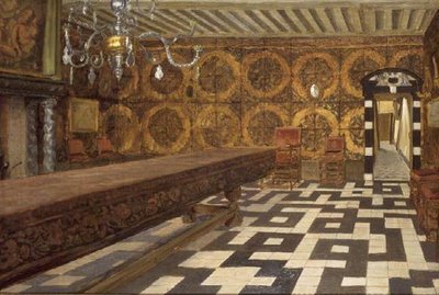 Pokoj v Musee Plantin, Antverpy od Charles Napier Hemy