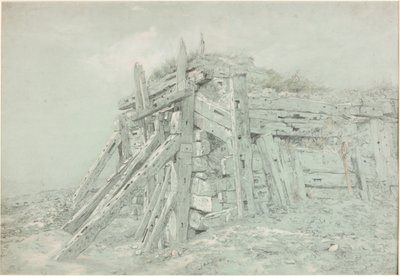 Studie k filmu „Under the Breakwater“ (barva těla) od Charles Napier Hemy