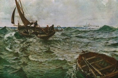 Adrift, c1890, c1930. od Charles Napier Hemy