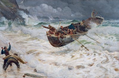 Jak se loď vrátila domů, 1886 od Charles Napier Hemy