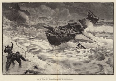 Jak se člun vrátil domů od Charles Napier Hemy