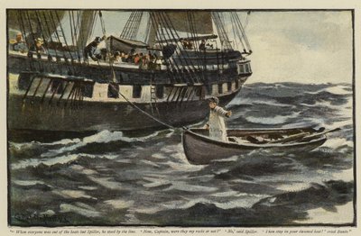 Ilustrace pro The Rehabilitation of Vigia, od Morley Roberts od Charles Napier Hemy
