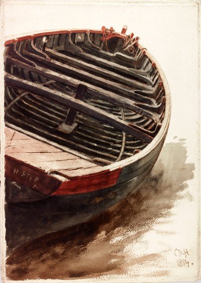 Studie člunu od Charles Napier Hemy