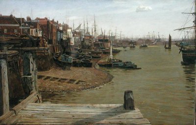 Temže v Limehouse od Charles Napier Hemy