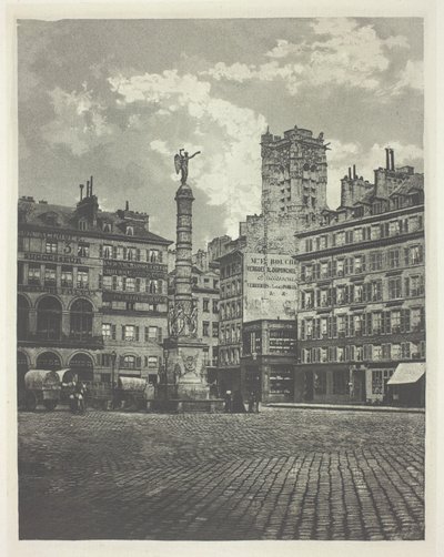 Paříž, Place de Chatelet od Charles Nègre