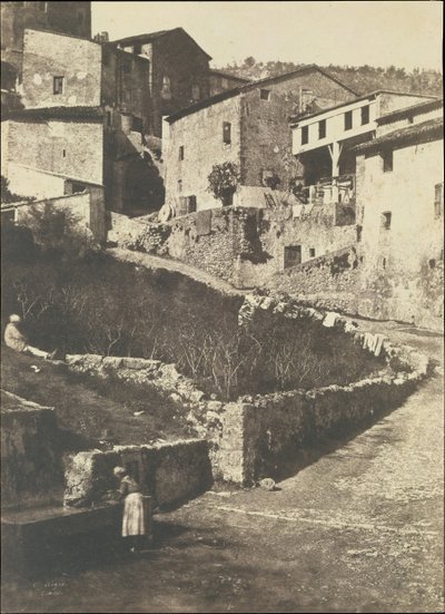 Ulice v Grasse, 1852. od Charles Nègre