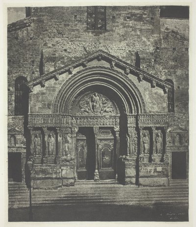 Arles: Západní veranda Saint-Trophime od Charles Nègre