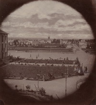 Imperial Asylum of Vincennes, pohled na Charenton, 1858-59. od Charles Nègre
