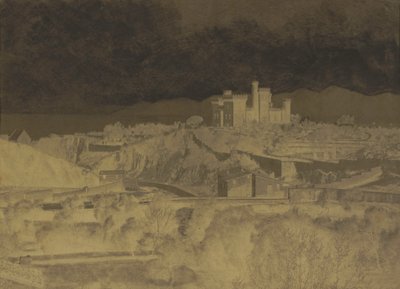 Zámek Vallambrosa, Cannes,c. 1852 (foto) od Charles Nègre