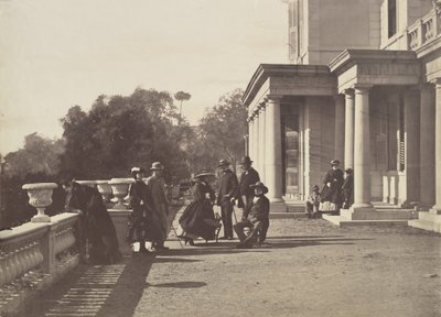 [Lord Brougham a jeho rodina, Cannes], 1862. od Charles Nègre