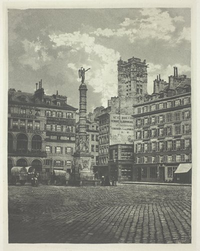 Paříž, Place de Chatelet od Charles Nègre
