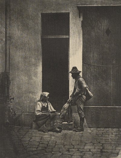 [Pifferari se vrací domů]. od Charles Nègre
