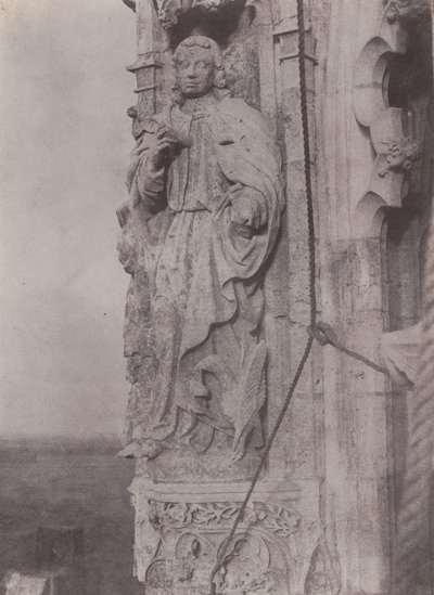 Saint John the Evangelist, Chartres Cathedral, c. 1854. od Charles Nègre
