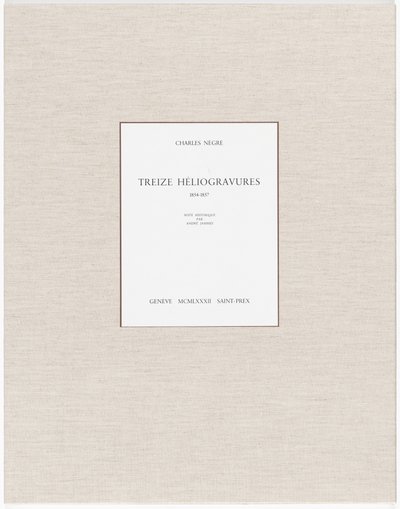 Třináct heliogravur od Charles Nègre, André Jammes