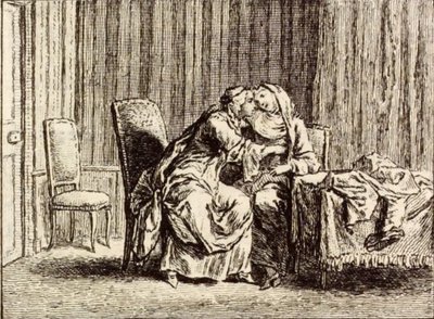 Švadlena od Charles Nicolas Cochin