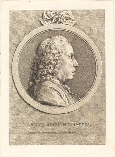 markýz Scipio Maffei od Charles Nicolas Cochin II