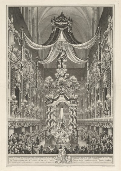 Hrobáři Kateřiny Opalínské od Charles Nicolas Cochin II
