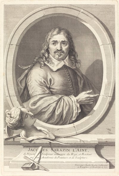 Jacques Sarazin starší od Charles Nicolas Cochin I