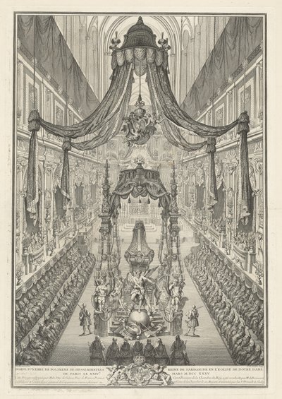 Pohřebáci Polyxeny Hesensko-Rheinfels od Charles Nicolas Cochin I