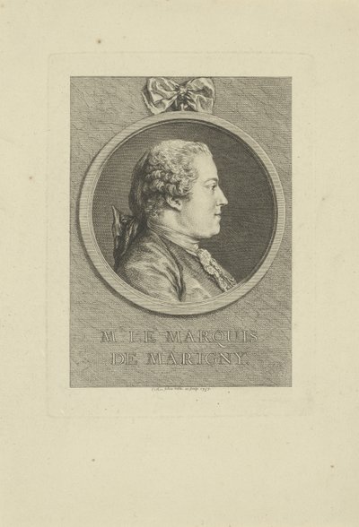 Abel-François Poisson de Vandières, markýz de Marigny 1727-1781, 1757. od Charles-Nicolas Cochin the younger