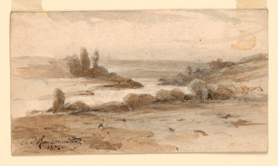 Krajina od Charles Nicolas Ransonnette