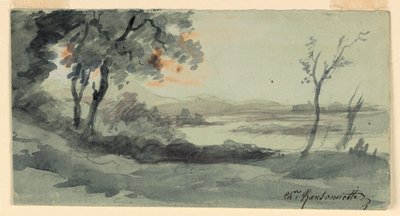 Břehy Seiny od Charles Nicolas Ransonnette