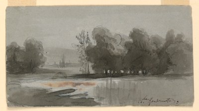 Krajina od Charles Nicolas Ransonnette
