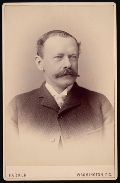 Portrét Dr. Jamese Miltona Flinta 1838-1919, mezi lety 1887 a 1904. od Charles Parker