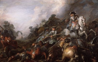 Cavalry Charge (olej na plátně) od Charles Parrocel