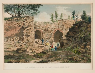 Staré kasematy - interiér Fort Putnam, West Point od Charles Parsons