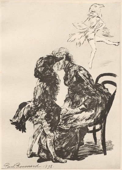 Před baletem, 1898. od Charles Paul Renouard
