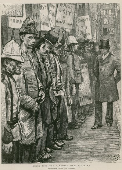 Nábor sendvičových mužů: Přijato od Charles Paul Renouard
