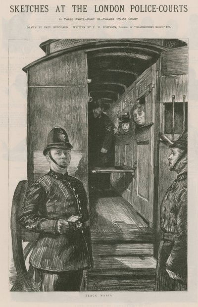 Náčrtky u londýnských policejních soudů od Charles Paul Renouard