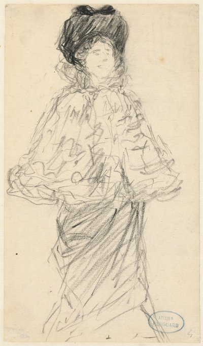 Stojící žena, c. 1900. od Charles Paul Renouard