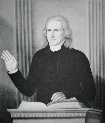 Francis Asbury (litho) od Charles Peale (after) Polk
