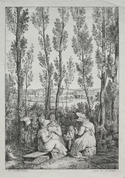 Piknik. od Charles Philibert Lasteyrie du Saillant