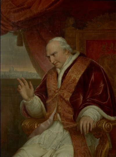 Portrét papeže Pia VIII 1761-1830, 1828. od Charles Picqué