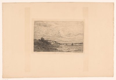 Pohled na Seinu v Honfleuru La Seine před Honfleur (název na objektu) od Charles Pierre Daubigny