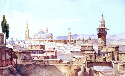 Pohled na Damašek od Charles Pierron