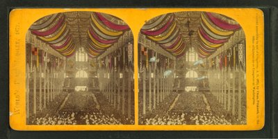 Světové mírové jubileum neboli Boston Coliseum, 1872 od Charles Pollock