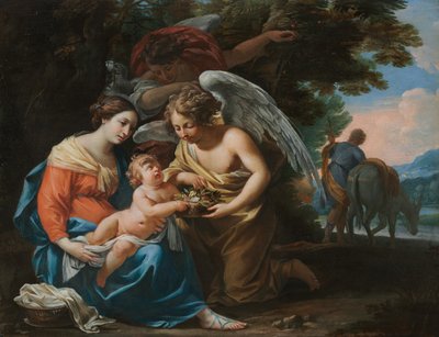 Odpočinek na útěku do Egypta, c. 1640. od Charles Poërson