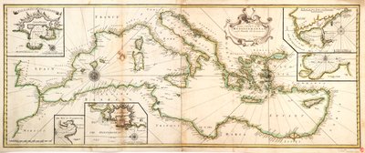 Mapa Středozemního moře od Charles Price